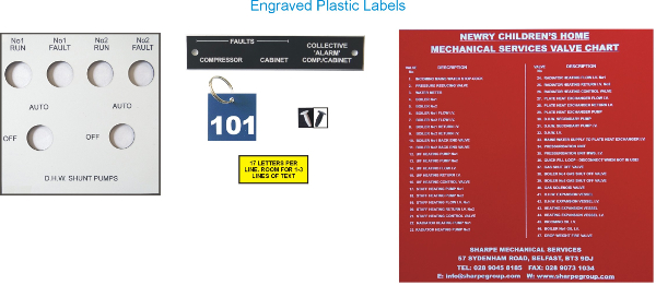 ENGRAVED PLASTIC LABELS